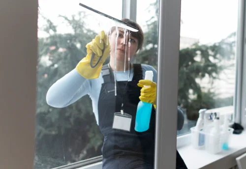 Nettoyage de vitres intérieures et extérieures à Sainte-Hermine